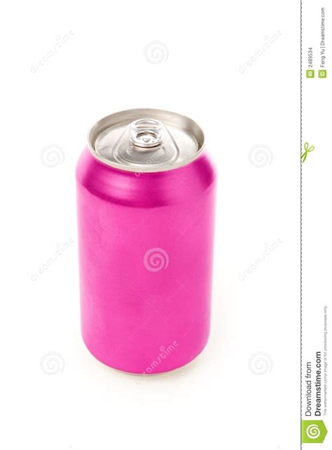 Pink Blank Soda Can Stock Photo Image Of Beer Pink Aluminum 2489534
