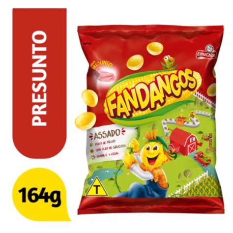 SALGADINHO ELMA CHIPS FANDANGOS PRESUNTO 164G Confeitaria Monza