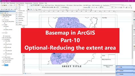 Basemap Preparation In Arcgis Part Optional Reducing The Extent