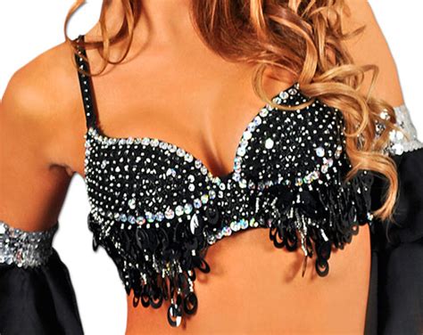 Sequin Dangle Embellished Style Belly Dance Bra Top Jons Imports Inc