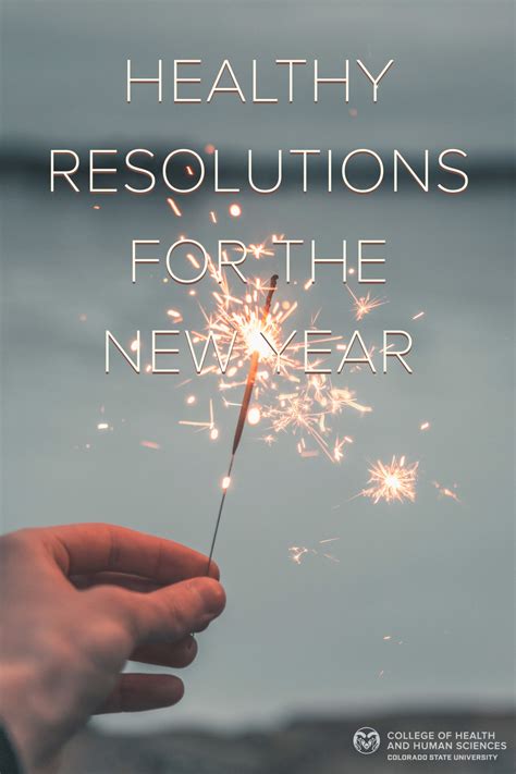 Tips for healthy New Year's resolutions - College of Health and Human