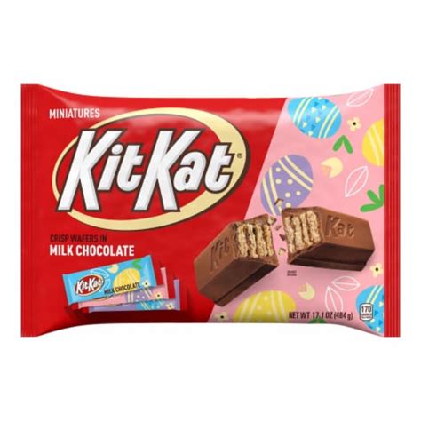 Kit Kat® Miniatures Milk Chocolate Wafer Candy Bars Easter Candy Bag 1 Bag 171 Oz Marianos