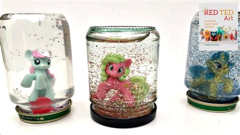 Diy Snowglobes My Little Pony Or Other Surprise Bag Toys