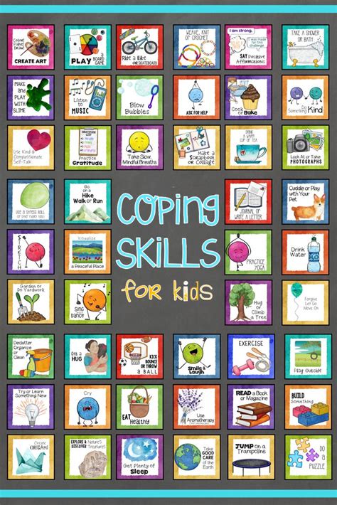 kids coping skills school counseling lesson worksheets  coping