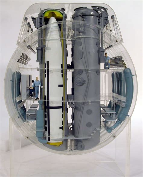 Trident Submarine Cutaway Model At Missile Tubes 1549×1916 Us Navy