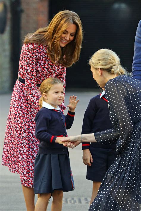 Princess Charlotte Looks Adorable In Her Uniform On First Day Of School