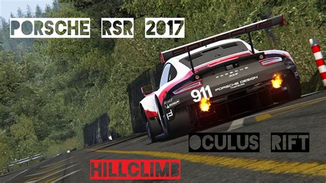 Vr Oculus Rift Porsche Rsr Hillclimb Assetto Corsa