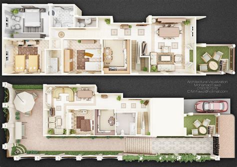 Duplex House Design With Floor Plan Floor Roma