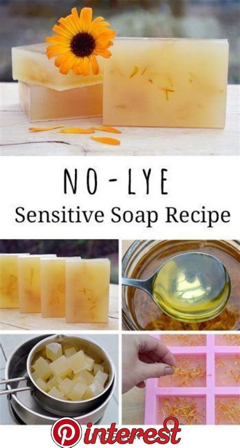 Instruction to follow for shampoo bar recipe without lye clean and sanitize all the area, containers and spatulas before making any skincare and hair care product. No-Lye Sensitive Soap Recipe | Soap recipes, Homemade soap ...