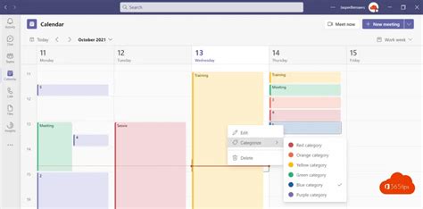 🎨 How To Use Categories And Color Codes In Microsoft Teams Calendar