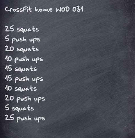 Crossfit Home Wod Crossfit Workouts At Home Crossfit Workouts For