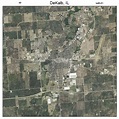 Aerial Photography Map of DeKalb, IL Illinois