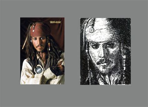 Johnny Depp As Captain Jack Sparrow From Pirates Of The Caribbean