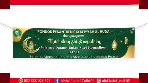 Spanduk Banner Ramadhan Pondok Pesantren Aldzi Art And Design
