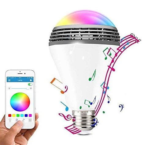 Smart Wifi Led Music Light Bulb Multi Color Led Bluetooth Lightbulb
