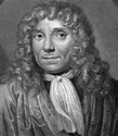 1686 - Verkolje portrait of Leeuwenhoek (mezzotint detail) | Lens on ...