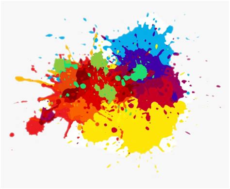 Colourful Colorful Paint Splash Splatter Paintspalsh Splash