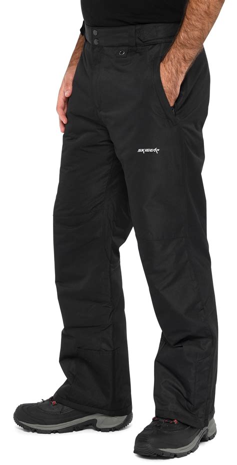 Skigear By Arctix Mens Essential Snow Pants Pant 34 Tall Walmart