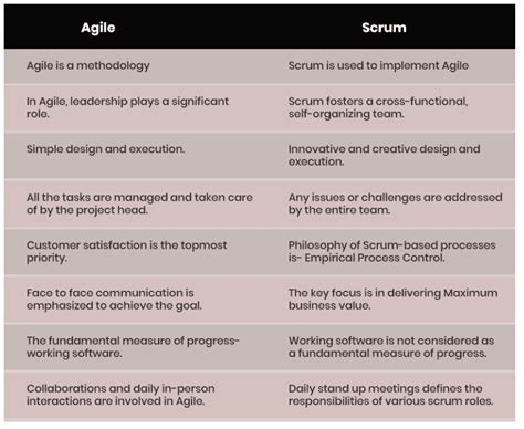 Agile Vs Scrum Know The Differences Scrum Master Certification