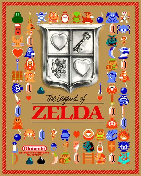 Legend Of Zelda Nes Box Art Creative Art