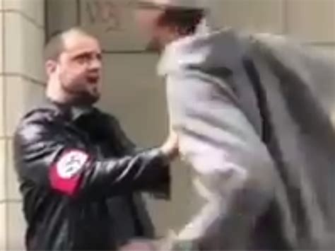 Man Walks Around Seattle With Swastika Armband And Gets Punched To Ground By Passerby The