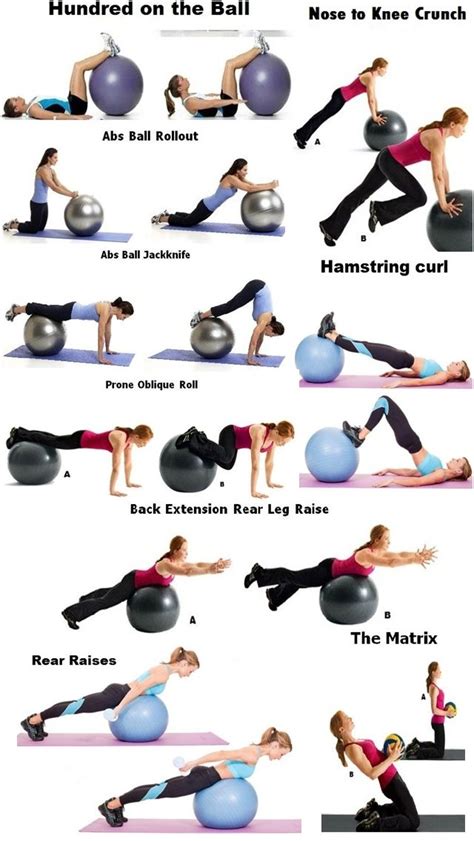 Easy Yoga Ball Stretches