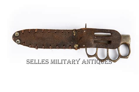 Couteau Trench Knife Au Lion 1918 Us Selles Military Antiques