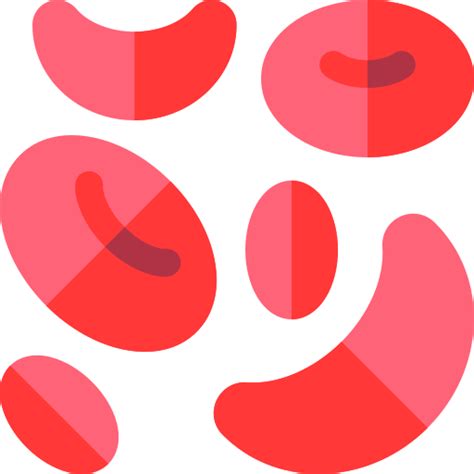 Red Blood Cells Basic Rounded Flat Icon