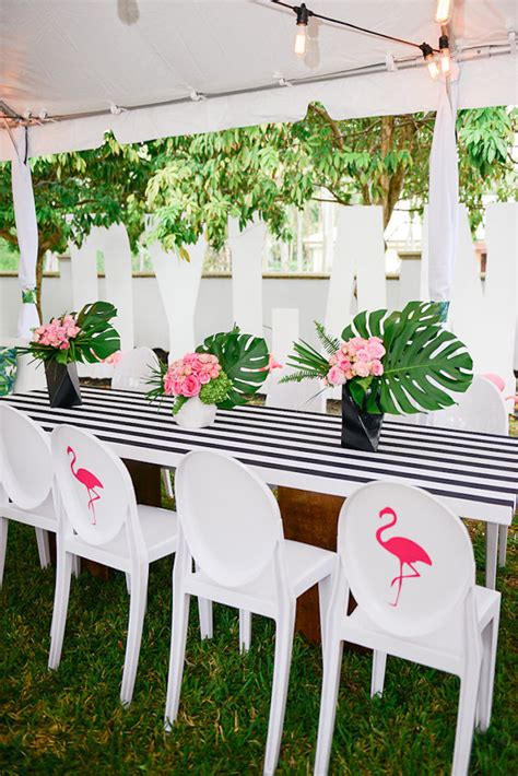 A fête that will most certainly have friends and family a flocking! Kara's Party Ideas Modern Flamingo Birthday Party | Kara's ...