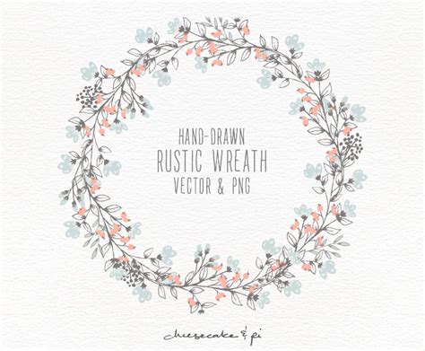 Rustic Wreath Vector At Getdrawings Free Download