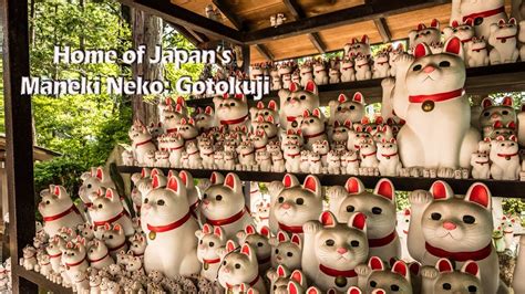 The Famous Temple Of Gotokuji And Its Maneki Neko Beckoning Cats