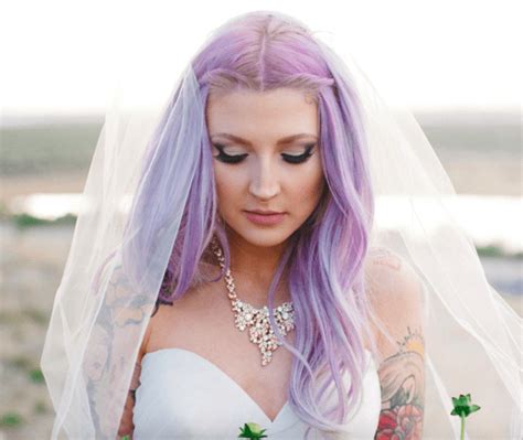 These Photos Will Show You That Colored Hair Is The Best Wedding Accessory You Can Have