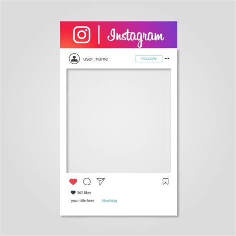 social media selfie frame