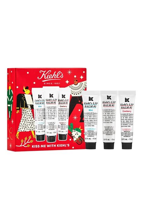 Kiss Me With Kiehls Full Size Lip Balm 1 Set Best Beauty Sets From
