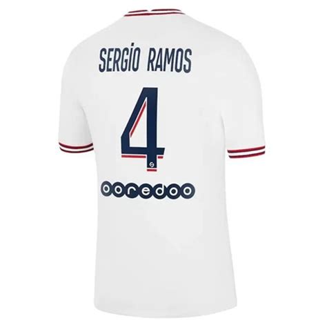 Maillot Foot Pas Cher Paris Saint Germain Psg Fourth Sergio Ramos 4