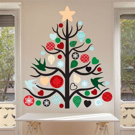 Christmas Tree Wall Decal Kit Create Your Own Xmas Tree Decor