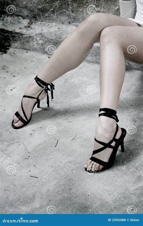 Legs With High Heels Stock Photo Image Of Woman Smooth