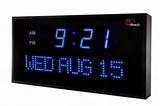 Blue Led Wall Clock Images