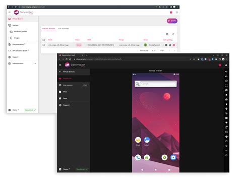 android emulator on the cloud and cross platform genymotion