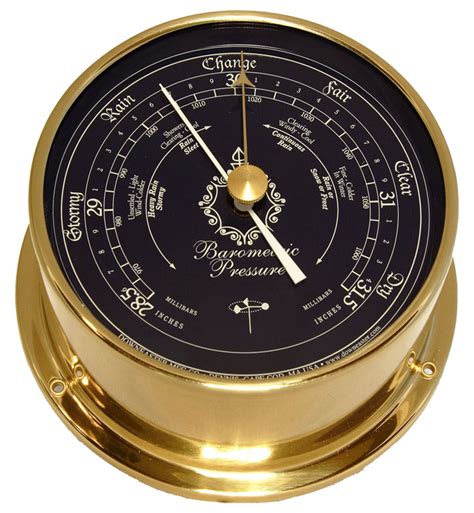 Featured T Downeaster Barometer Blue Dial