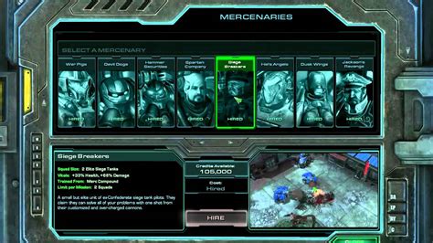 Starcraft 2 Terran Mercenaries Youtube