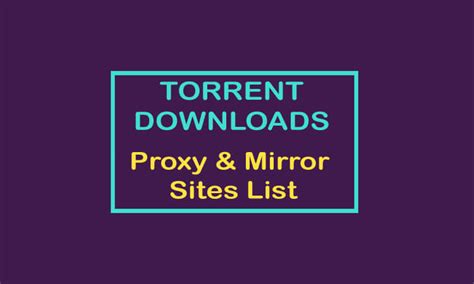 Torrent Downloads Proxy - Best Torrent Downloads Unblocked Alternative ...