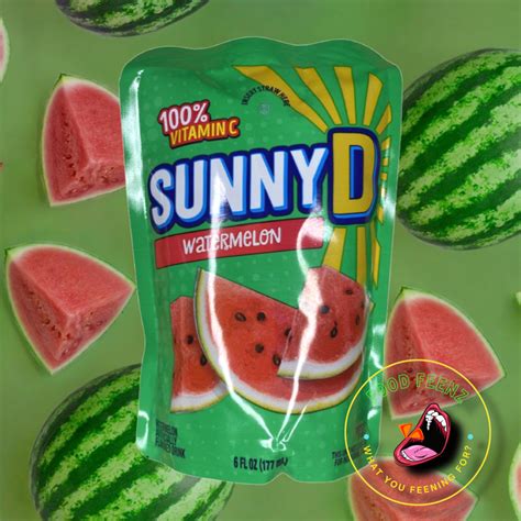 Sunny D Watermelon Flavor Food Feenz