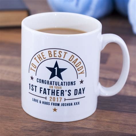 Check spelling or type a new query. Personalised 1st Father's Day Mug | The Gift Experience