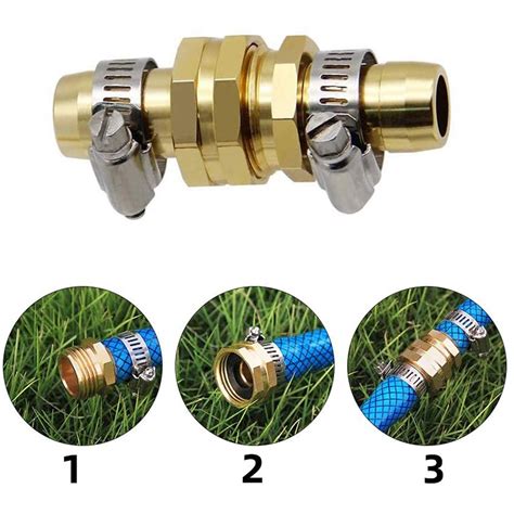 3 Sets Brass Garden Hose Repair Kit Water Hose Mender Ebay