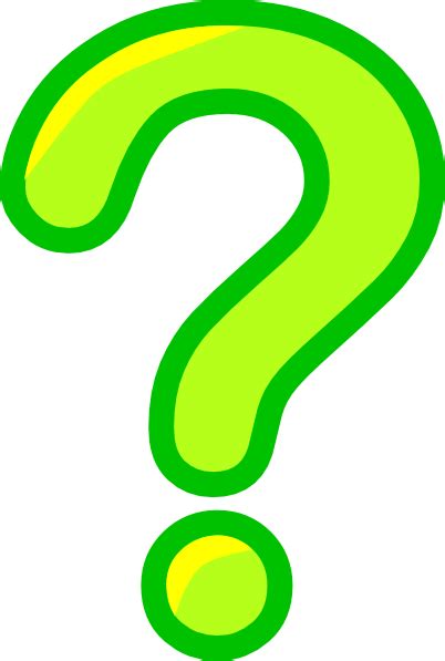 Green Question Mark Icon Png