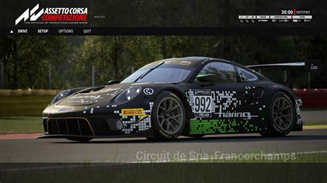 Assetto Corsa Competizione Race Setup Porsche Gt R Spa