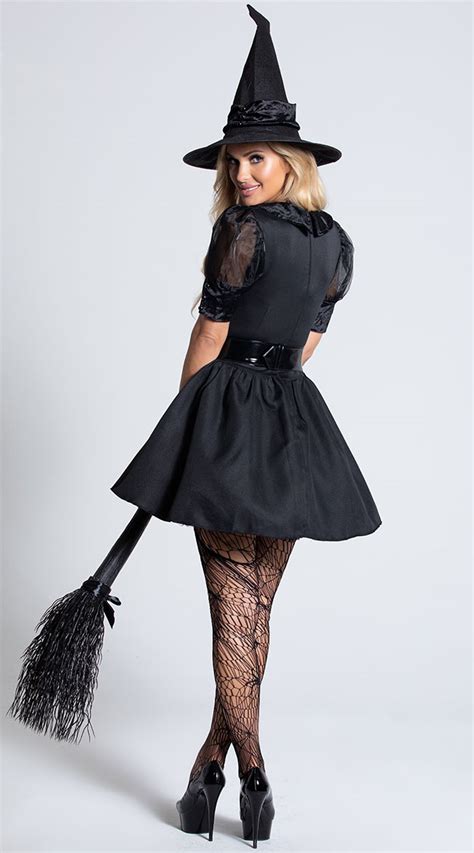 Sexy Bewitched Costume Bewitching Witch Costume Retro Witch Costume