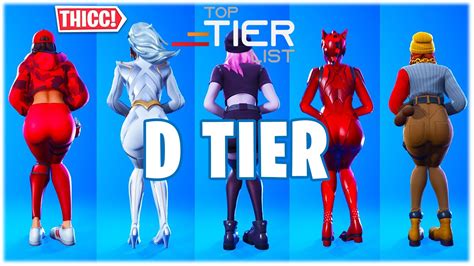 Thicc Fortnite Skins Tier List Ultimate Ranking 2023