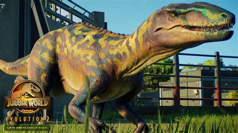 Australovenator Animation And Skins Showcase Jurassic World Evolution 2 Youtube